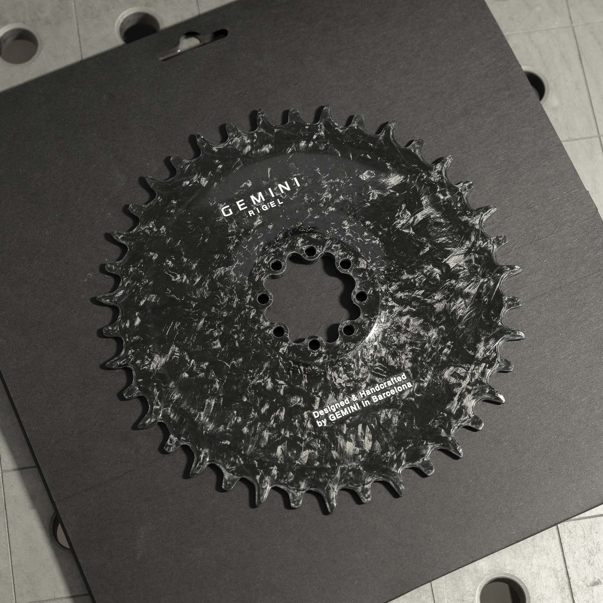 RIGEL - Plato de carbono Direct Mount carretera y gravel SRAM 8 tornillos