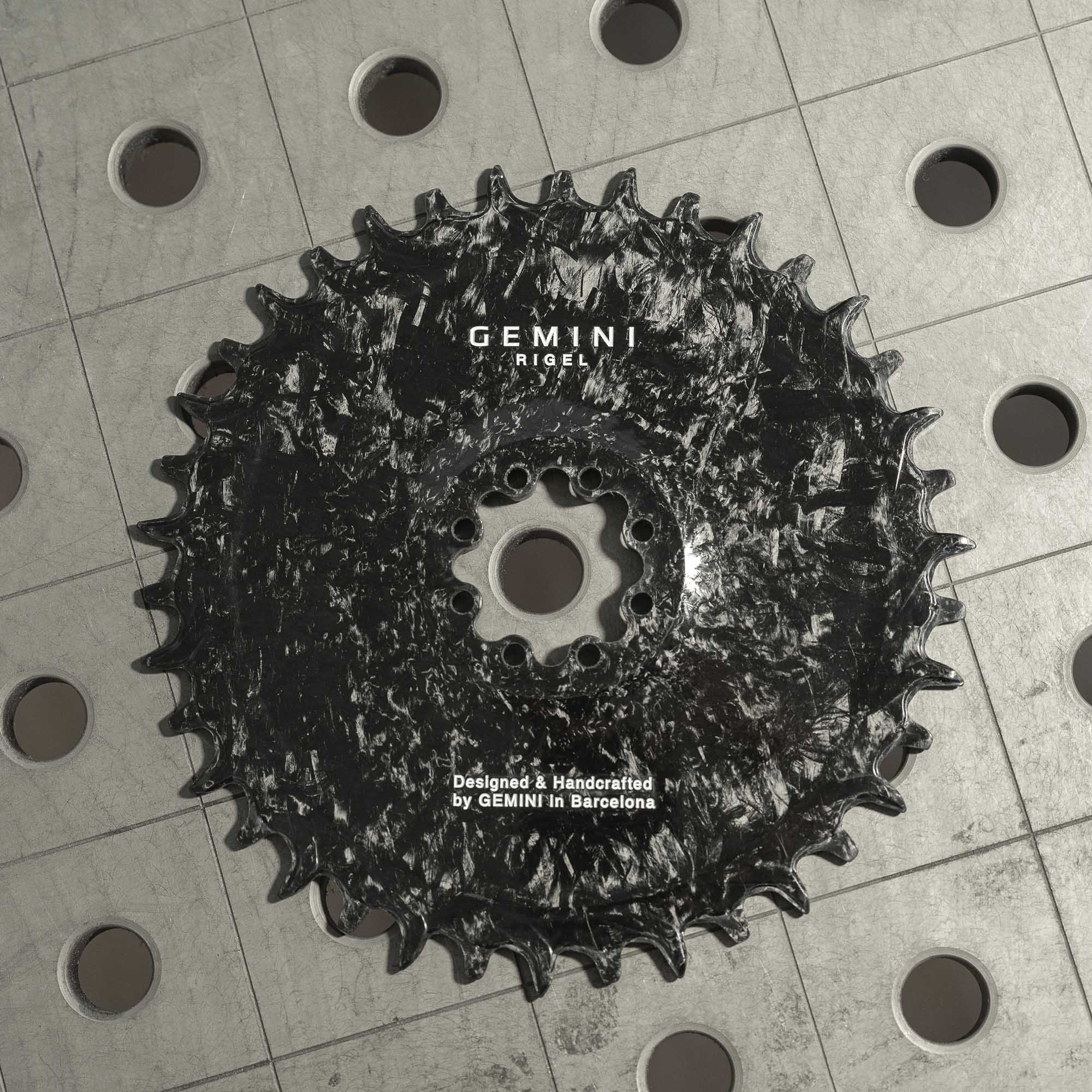 Carbon fiber chainrings | RIGEL – Gemini Composites S.L.