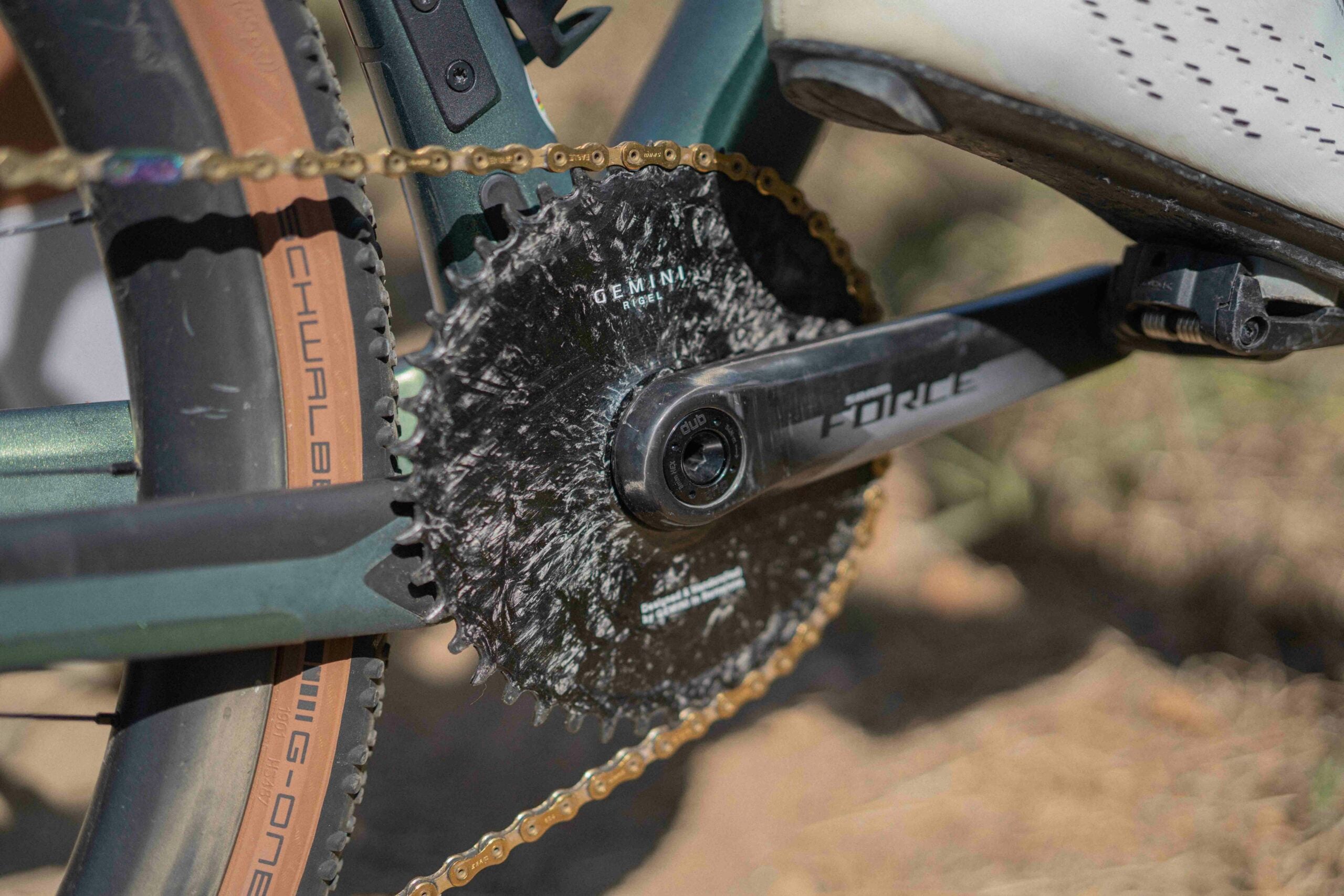 rennrad mit einem kettenblatt Direktmontage Carbon Road/Gravel E-Therteen Kettenblatt