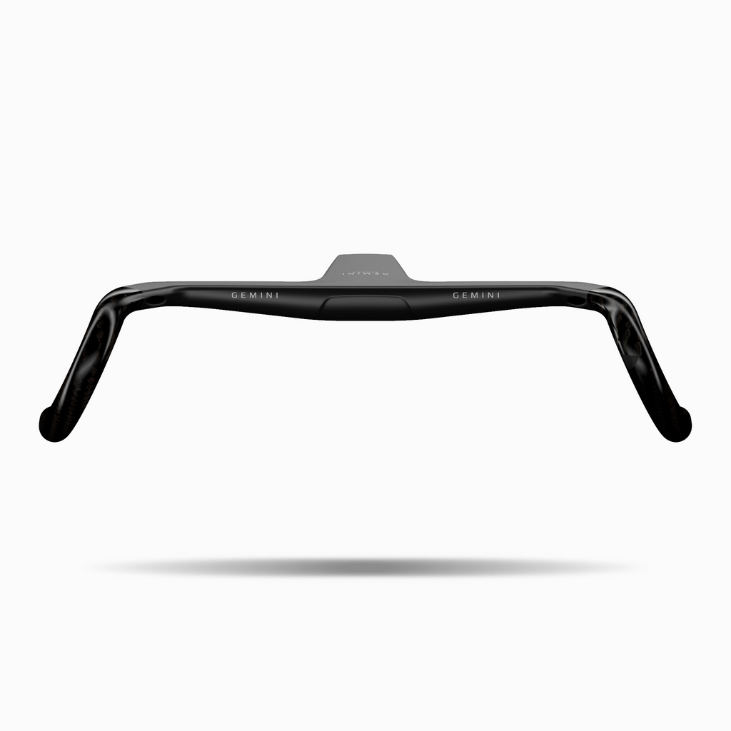 Manillar integrado de carbono para gravel Älhena vista de frente 