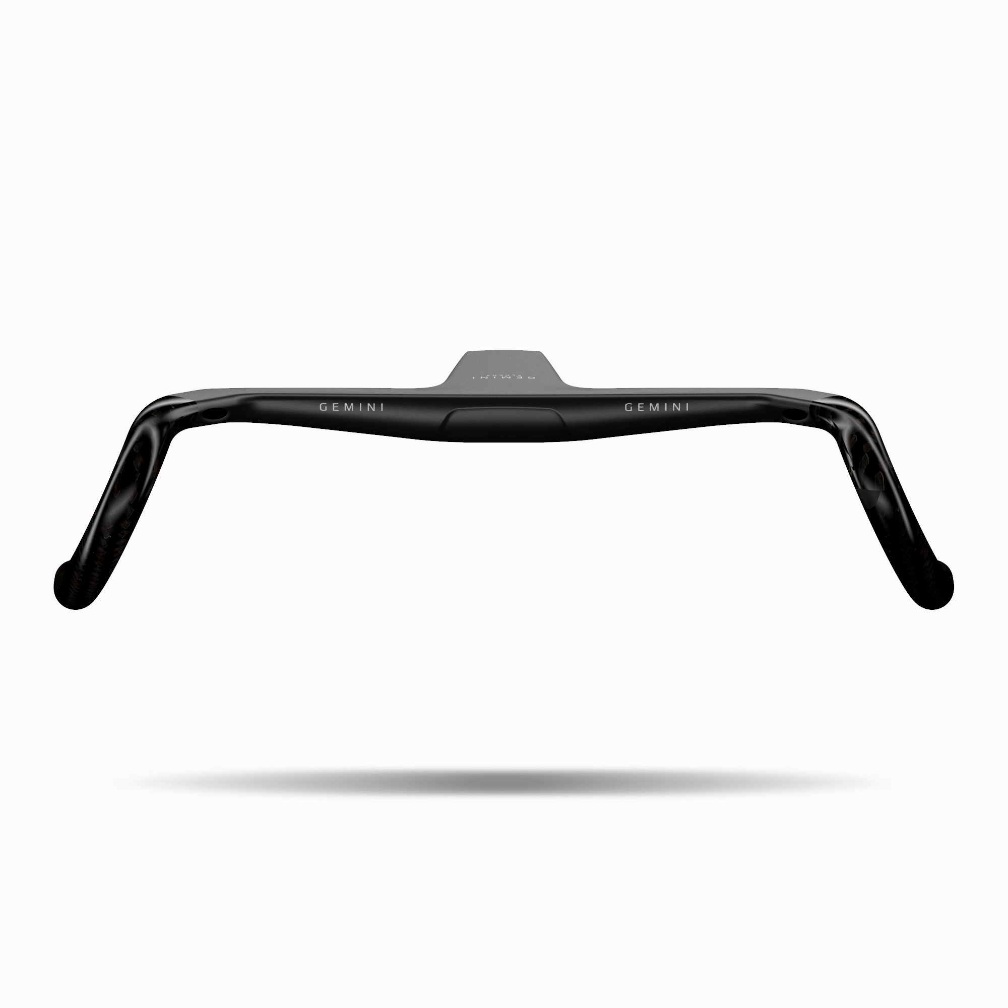 Manillar integrado de carbono para gravel Älhena vista de frente 