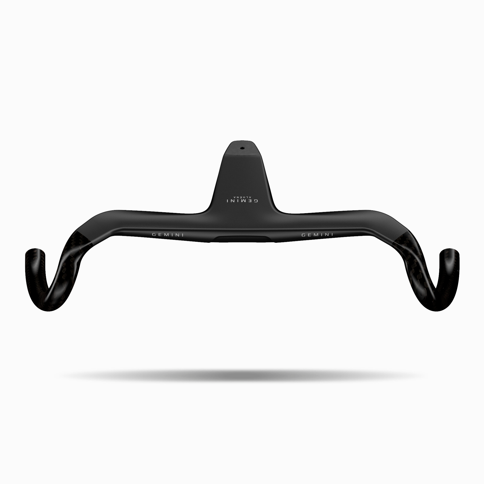 Manillar integrado de carbono para gravel Älhena vista frontal
