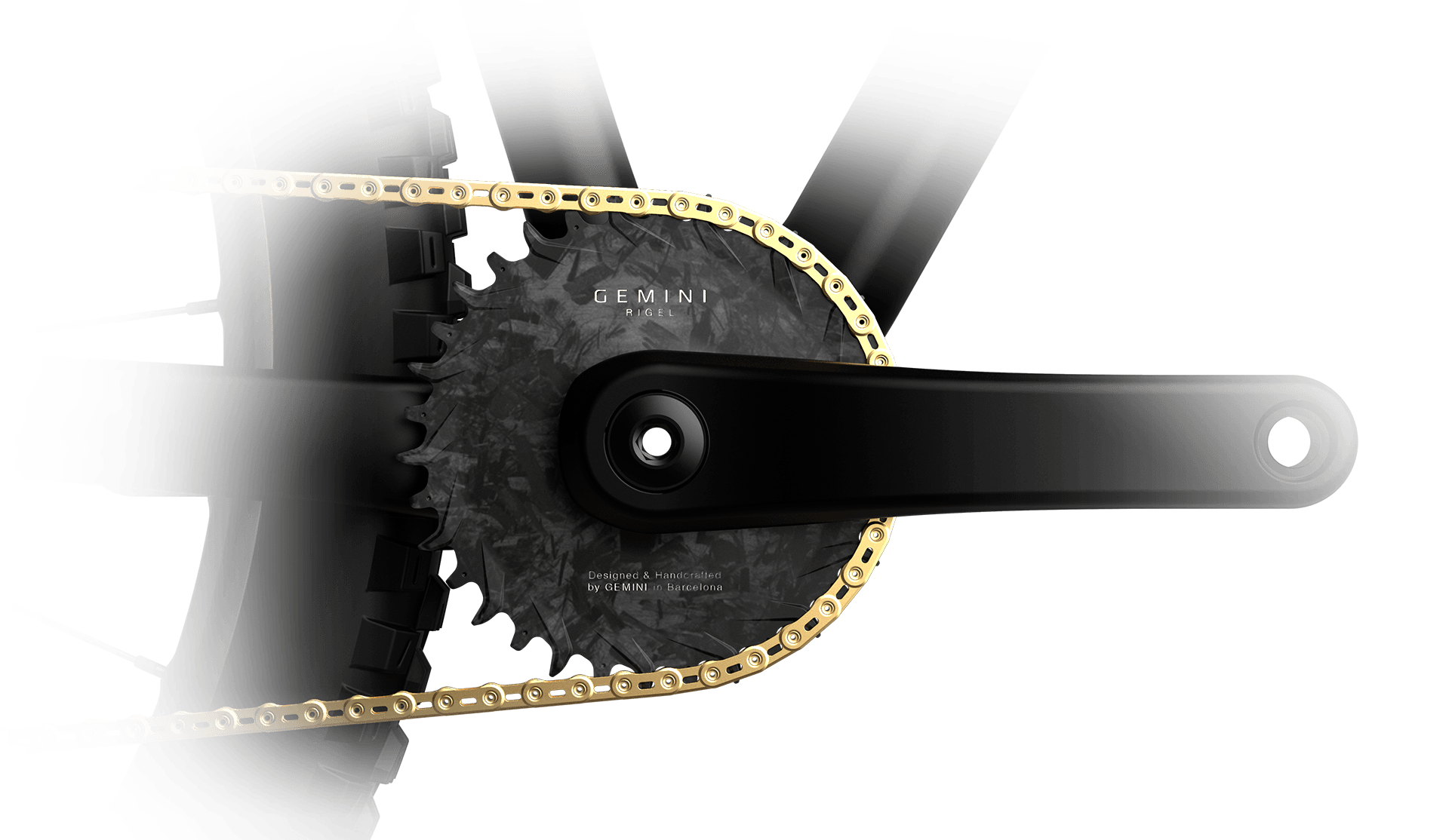 Direct mount MTB Hollowgram Carbon Chainring | Gemini RIGEL – Gemini ...
