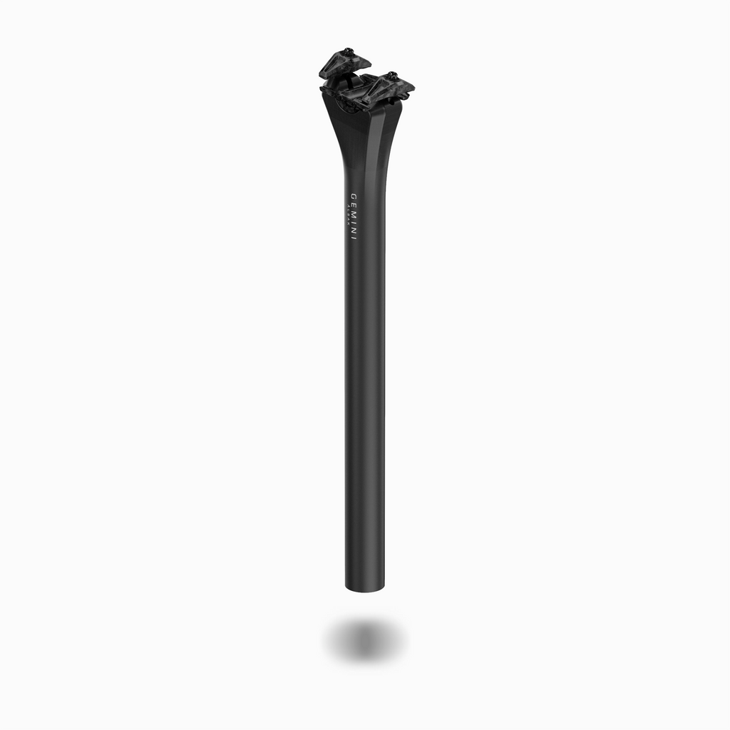Tija de sillín unibody Gemini ÄLSAK de carbono, vista principal con acabado mate